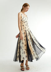 Suspender Long Tea Dress
